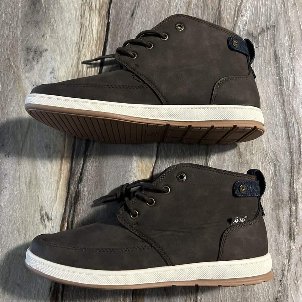 Men’s Bass Ankle High Brown Boots. Size 9